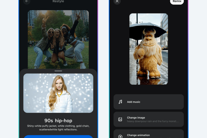 Meta AI funnels AI videos from creators into new ‘Vibes’ feed